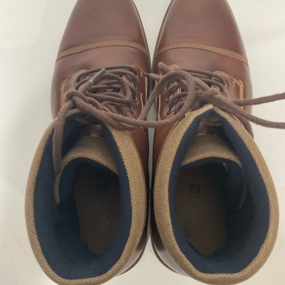 Miralto Men’s Brown Lace-Up Casual Ankle Boots; Like New Size 11D. - Picture 10 of 12